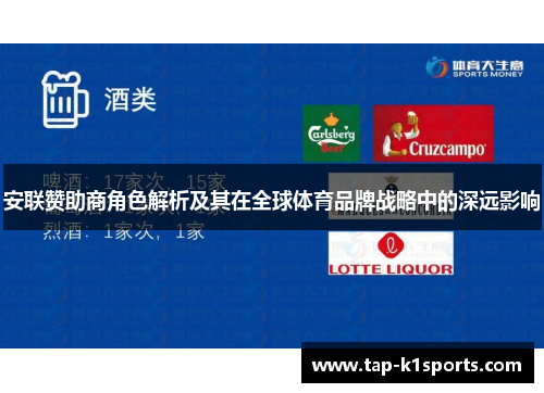 安联赞助商角色解析及其在全球体育品牌战略中的深远影响